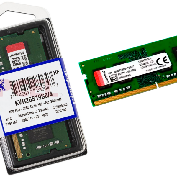 Kingston 4GB DDR4-2666 SODIMM KVR26S19S6/4