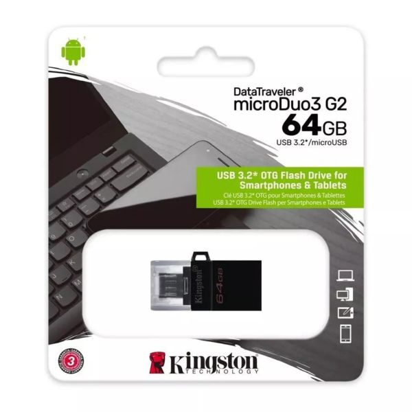 Ormocnet Kingston MicroDuoO3 G2 64GB USB3.2 DTDuo 3G2 64GB