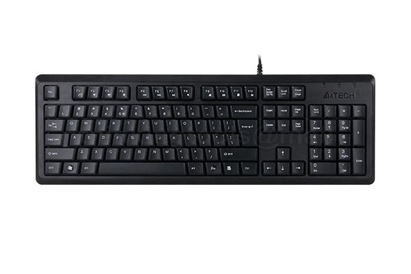 Ormocnet A4TECH KRS-92 USB COMFORT ROUND EDGED KEYBOARD (BLACK)