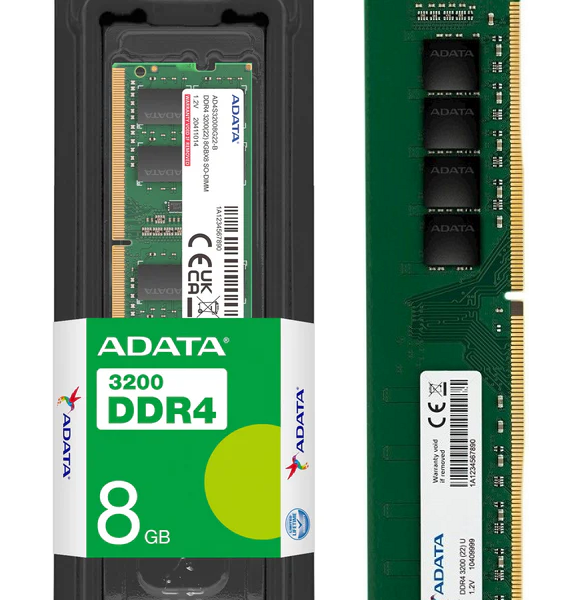 Ormocnet ADATA UDIMM 8GB DDR4-3200 AD-AD4U32008G22-SGN