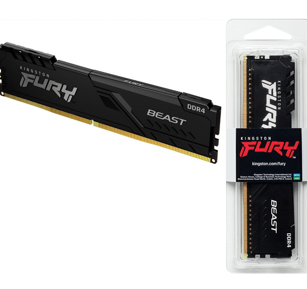 Ormocnet Kingston Fury Black 16GB 3200MHZ KF432C16BB-16