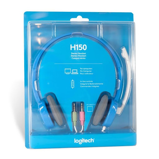 Ormocnet Logitech H150 Stereo Headset - Sky Blue.