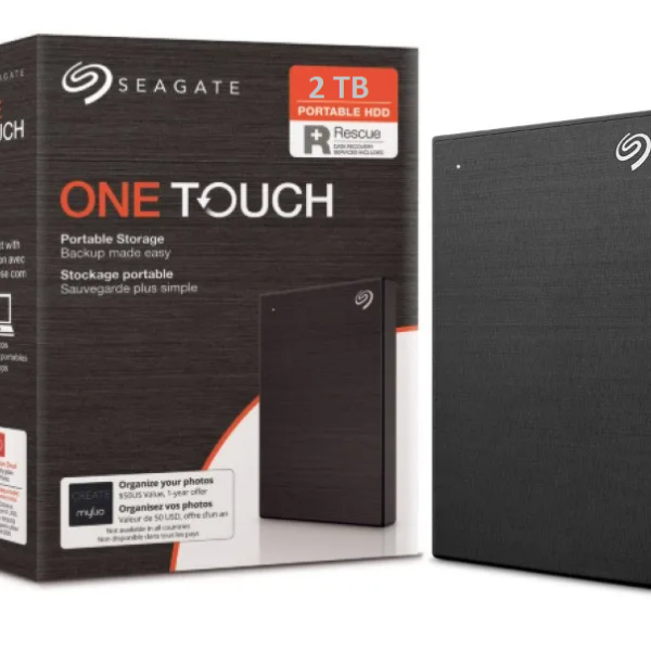 Ormocnet Seagate 2TB 2.5-inch Portable HDD Slim Black (STKY2000400)