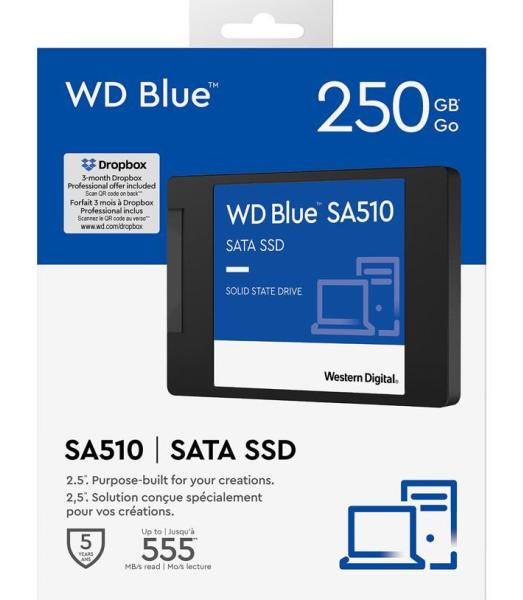 Ormocnet Western Digital Blue SA510 250GB 2.5-inch SATAIII SSD